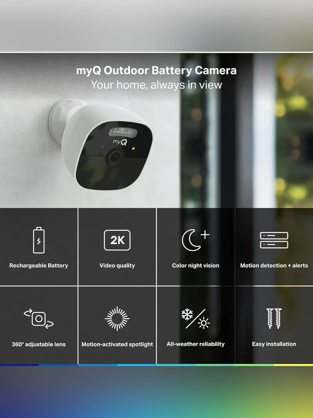 Outdoor Battery Camera - White